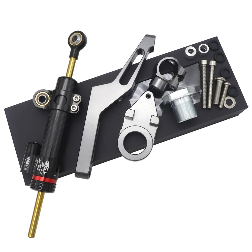 Регулируемый Линейный Обратный демпфер рулевого управления для мотоцикла с ЧПУ