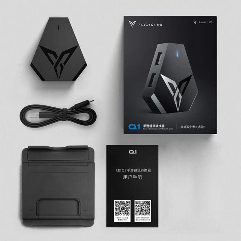

Новый мобильный конвертер клавиатуры мыши Q1 беспроводной Bluetooth-совместимый