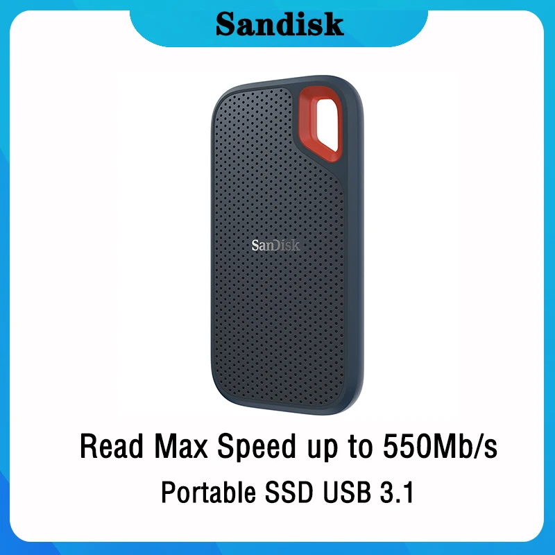 Двойной Флеш накопитель SanDisk Портативный SSD Тип usb C 250 ГБ 500 внешний жесткий диск с