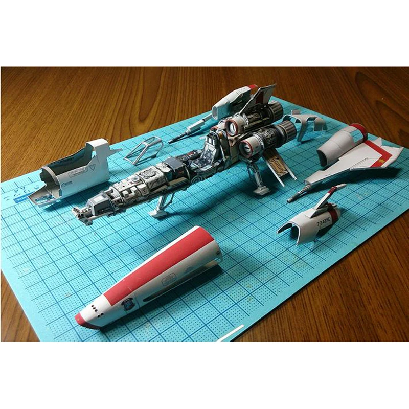 Battlestar Viper 2 Mk2 3D бумажная модель DIY ручной работы игрушечный космический корабль |