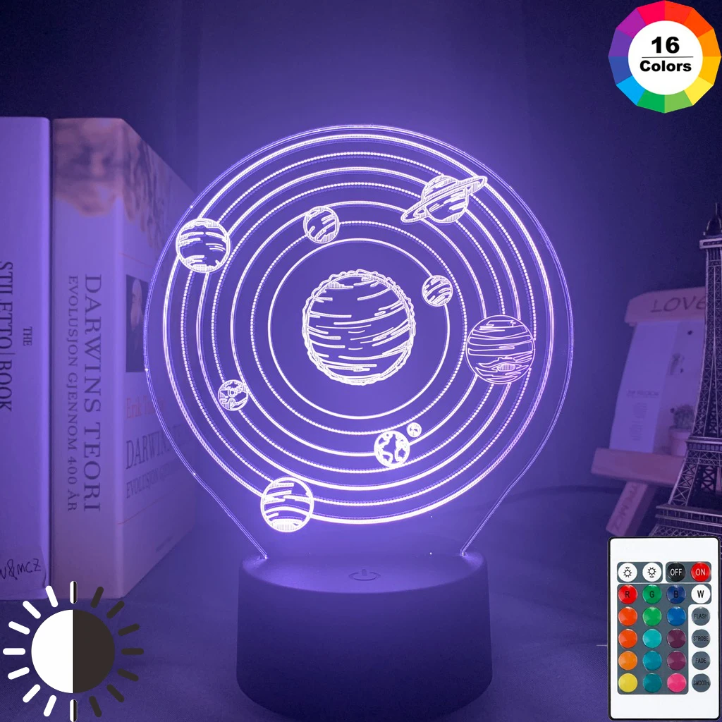 

Acrylic Led Night Light Milky Way Galaxy for Kids Child Bedroom Decorative Nightlight Touch Sensor Color Changing Desk 3d Lamp
