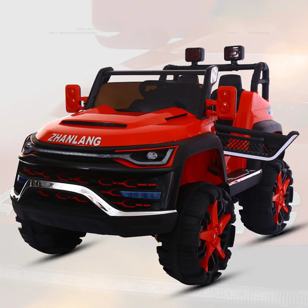 Детский внедорожный автомобиль электрический автомобиль четырехколесный светильник автомобиль с дистанционным управлением Багги с качающейся музыкой классный светильник s