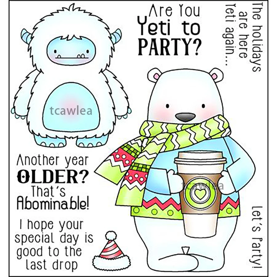 Новый стакан снеговик металлические режущие штампы рождественские трафарет