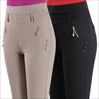 Для среднего возраста; Женские брюки 2021, женская обувь; Сезон весна-осень; С высокой талией повседневные эластичные брюки размера плюс 8XL женские брюки летние прямые брюки для девочек