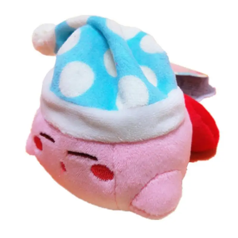 8 см Kawaii Милая мультяшная звезда Kirby Plushie брелок Мини Мягкая кукла украшение аниме