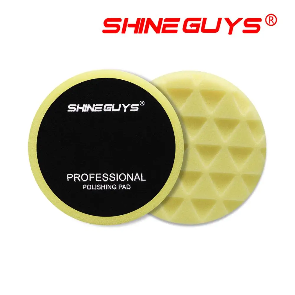 

Shine Guys 5.5Inch (135mm) Light/Medium/Heavy Cut Polishing Pads&Buffing Pads for 5"(125mm) RO/DA/GA Car Polisher