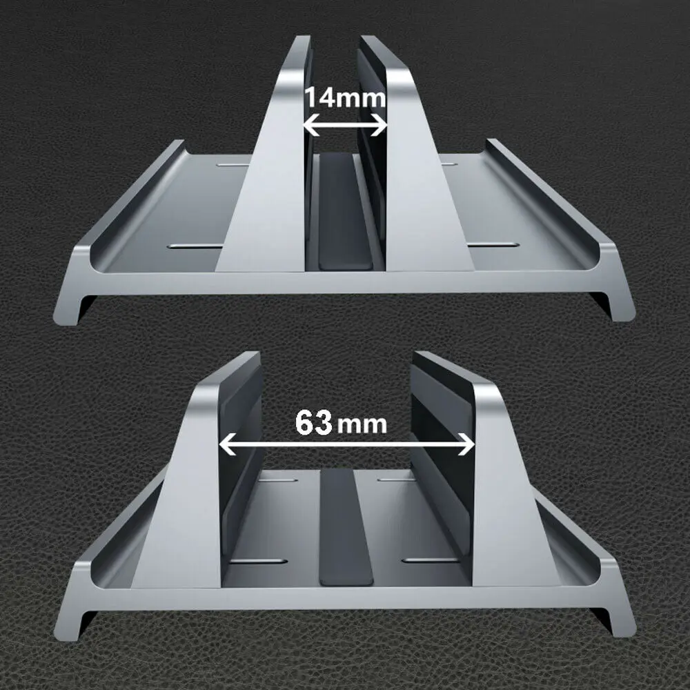 Vaydeer Plastic Vertical Laptop Stand Holder Adjustable Desktop Notebook Dock Space-saving 3 In 1 Bookshelf Mount Bracket | Компьютеры и