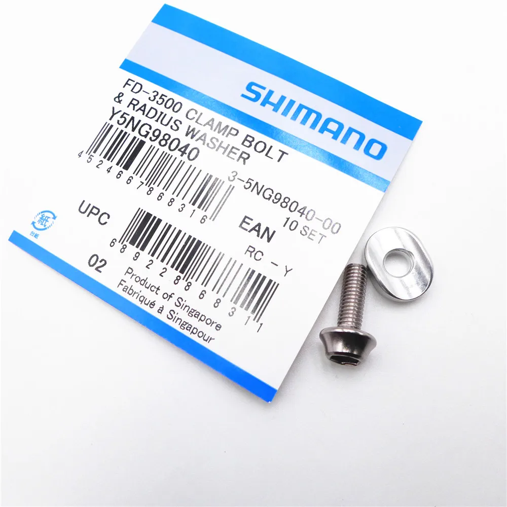 Shimano Claris/Sora велосипедный FD-3500 зажим Болт M5 X 15 2 мм &amp радиус шайба для 2400/R2000/R3000
