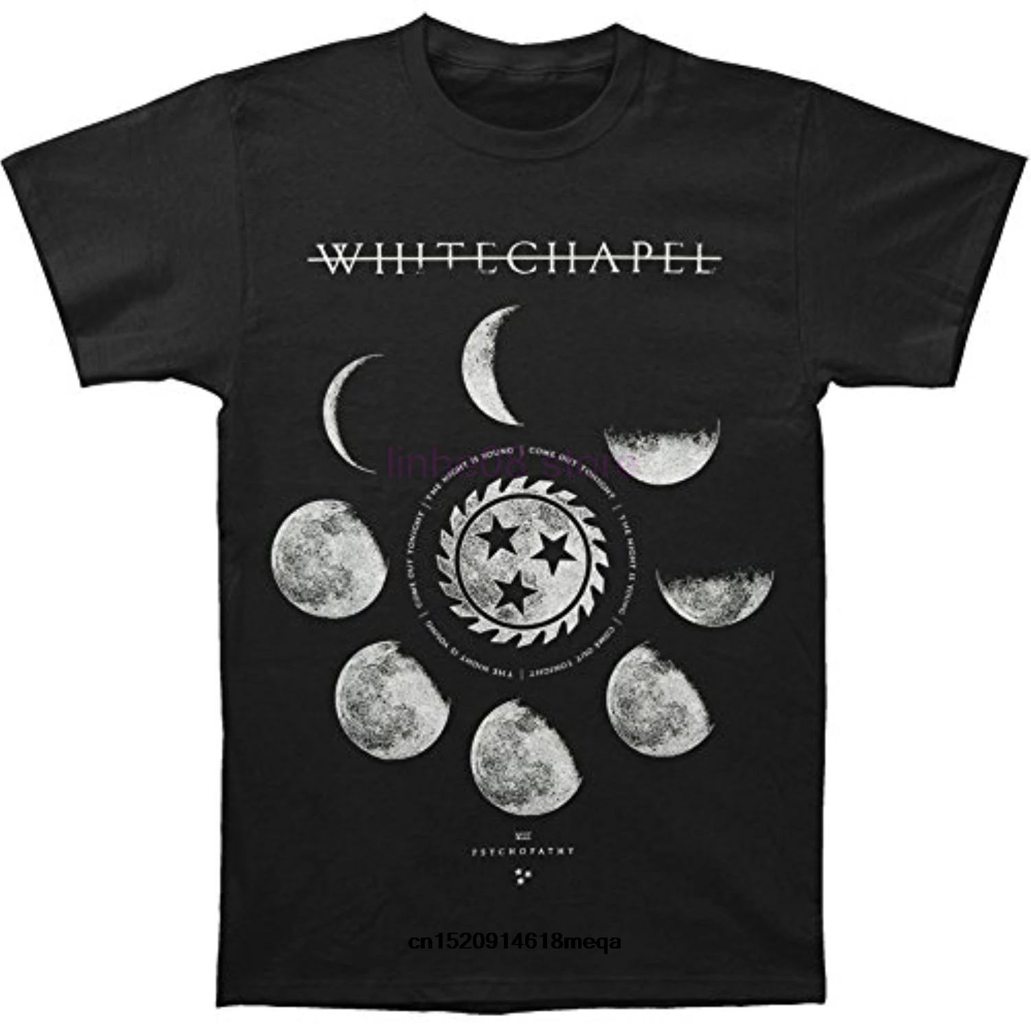 Gildan Забавные футболки Whitechapel мужские Psychle модные хлопковые черные и женские Phiking с
