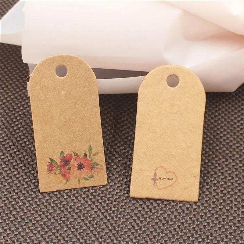 50 шт. 4x2 см многоцветные мини-милые маленькие этикетки для дня рождения