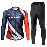 high quality summer cycling clothes men long sleeve bicycle jersey set road bike uniforme racing mtb wear riding suit breathable