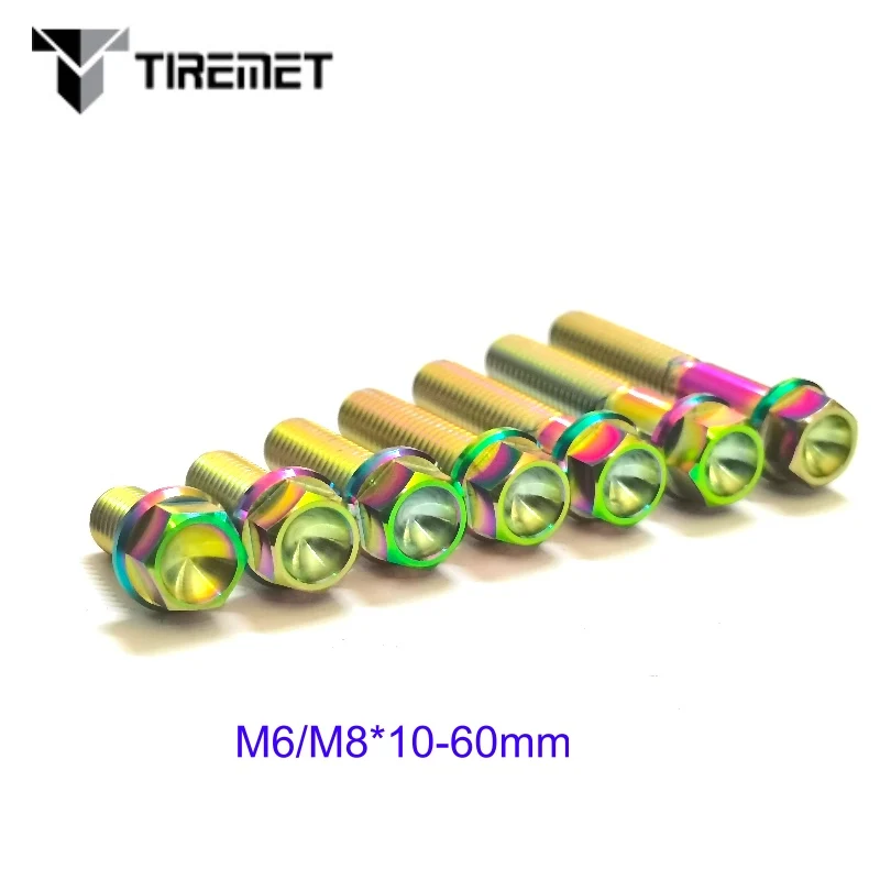 Tiremet Титан болты фланца с шестигранной головкой винт M6 M8x 10 15 16 18 20 25 30 35 40 45 50 55 60 мм