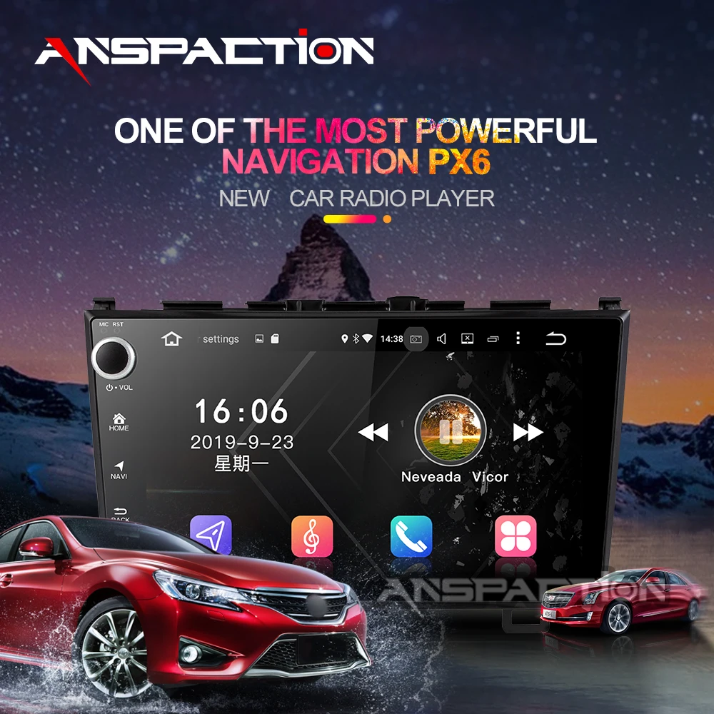 4G ram 32G android 9 0 автомобильный dvd gps плеер для Honda CRV 2006 2011 с автомобильным Радио Видео