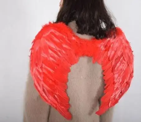 60*45 см праздничный Ангел крылья перо Хэллоуин Рождество Косплей платье