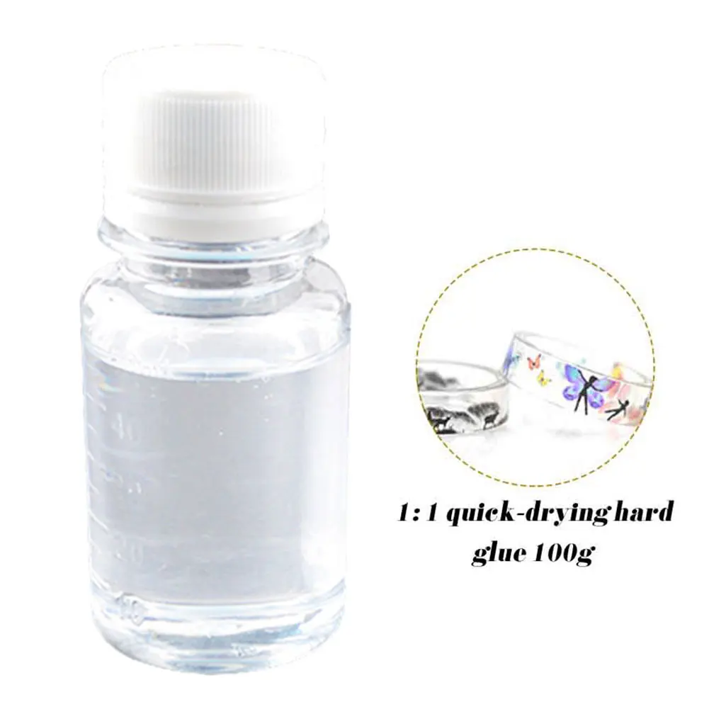 100 г Быстрая Сушка портативный высокий клей для дерева настольный DIY Кристальный