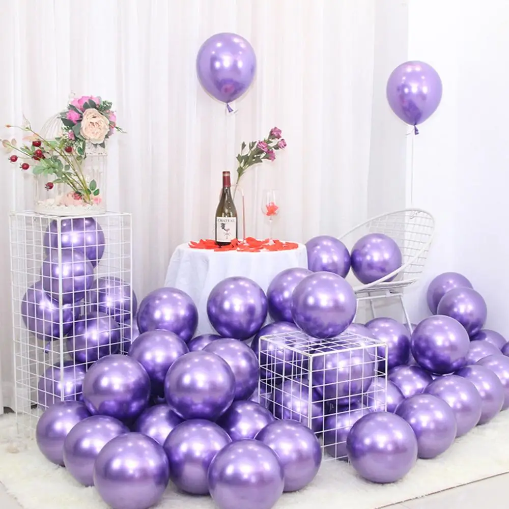 

50pcs Rose Gold Metal Balloons Adults Happy Birthday Party Decor Kids Ballon Boy Girl Birthday Baloon Wedding Birthday Balon