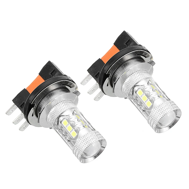 Автомобильные светодиодные лампы H15 2 шт. 12 В 6000 К|Передние LED-фары для авто| |