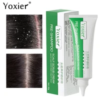 pre shampoo scalp scrub exfoliating clean oil control reduce dandruff repair lock water smooth anti hair loss scalp care 80g