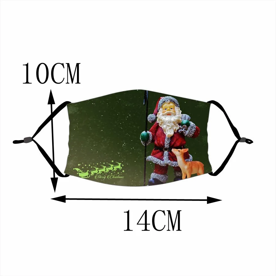 

Maschere Children Kids Cute Christmas Anti-Pollution Adjustable Washable Face Maschere Cap 210