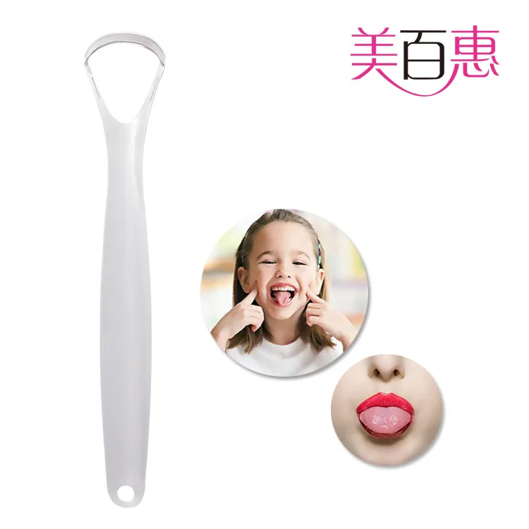 

Stainless Steel Tongue Scraper Go Bad Cleaning Maker Fresh Breath Board Oral Cleaning Tools