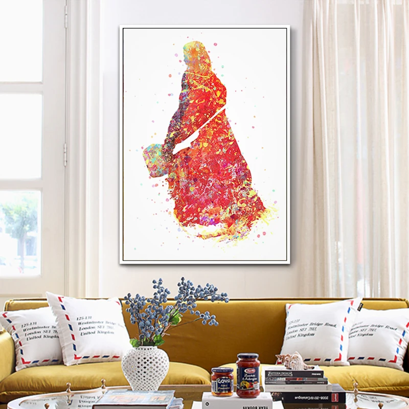 Печать без рамки HD принт Тор для украшения гостиной настенное Искусство Холст