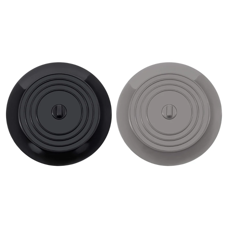 

Silicone Floor Drain Plug Cover Kitchen Bath Tub Sink Rubber Water Stopper 6 Inches White/Black Sealing Sink Stopper