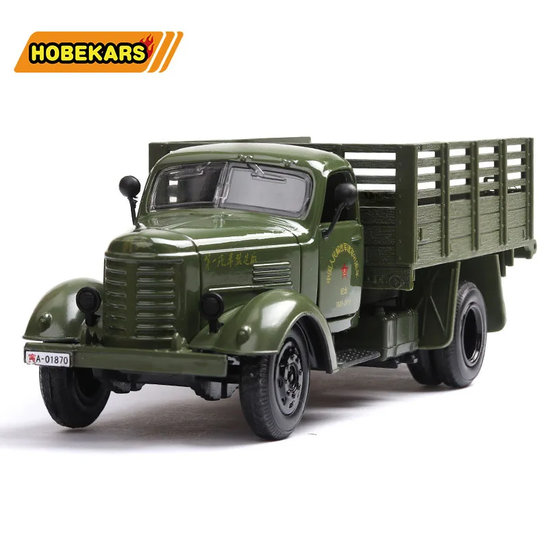 Литый под давлением военный грузовик 1:36 модель автомобиля Dongfeng Jiefang игрушечные
