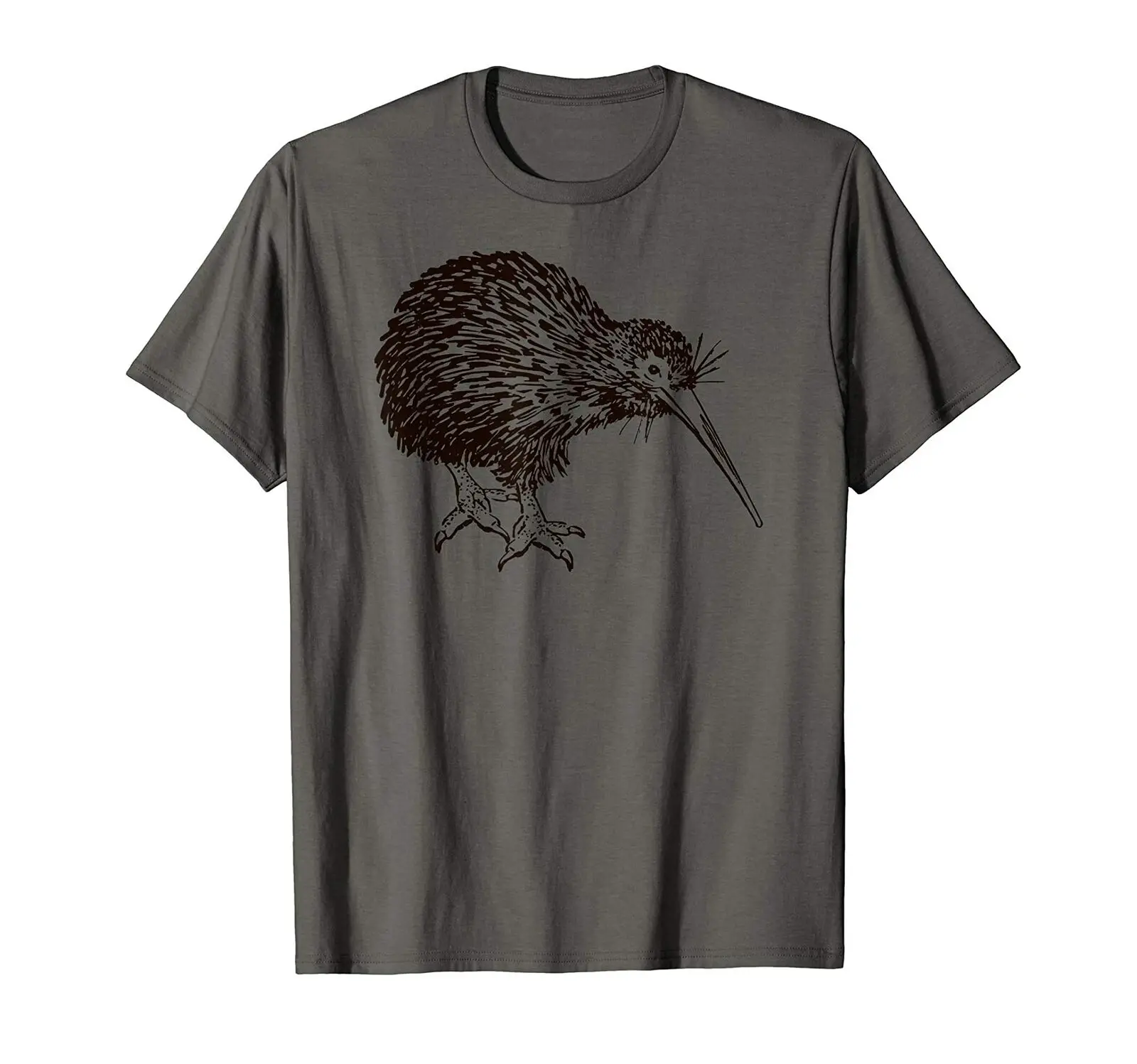

2021 Summer Men's T-shirt Awesome New Zealand Kiwi Bird Animal Cotton O-neck High-quality Hip-hop Street High-quality T-shirt