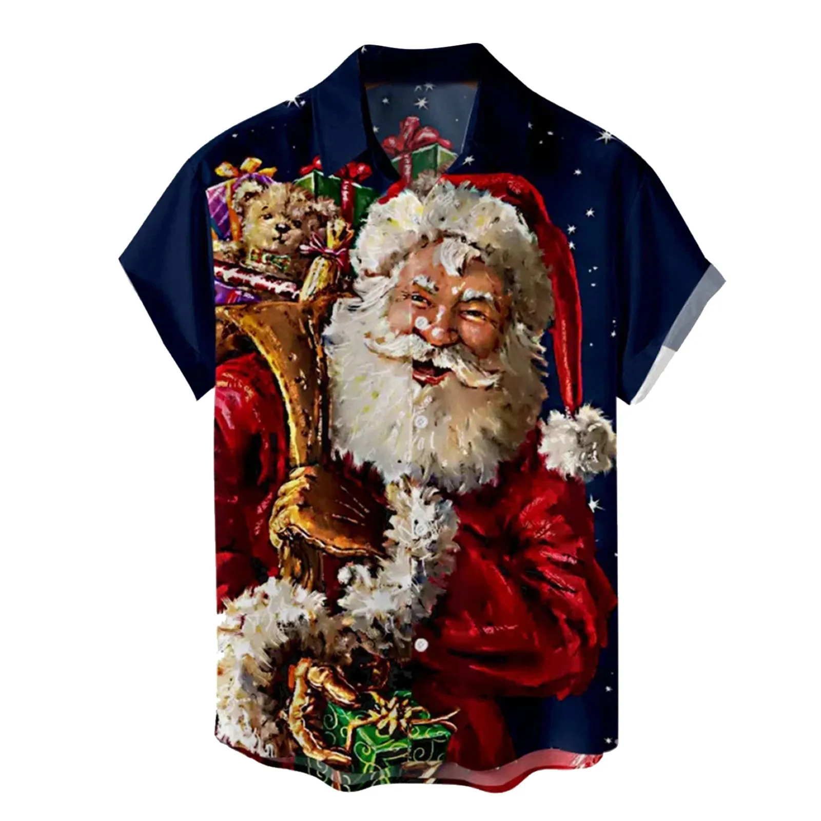 

Sweatshirt Casual Warm Print Short-sleeved Winter Fashion Blouse Men's Pullover Men Shirts Men Shirts Fashion