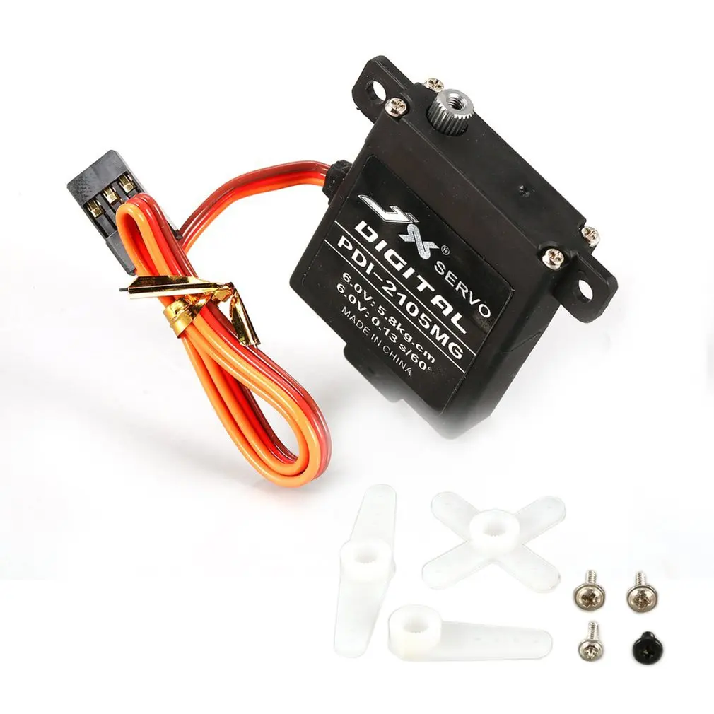 

Цифровой сервопривод для радиоуправляемых моделей, 4,8-6 в, 5,8 Кг