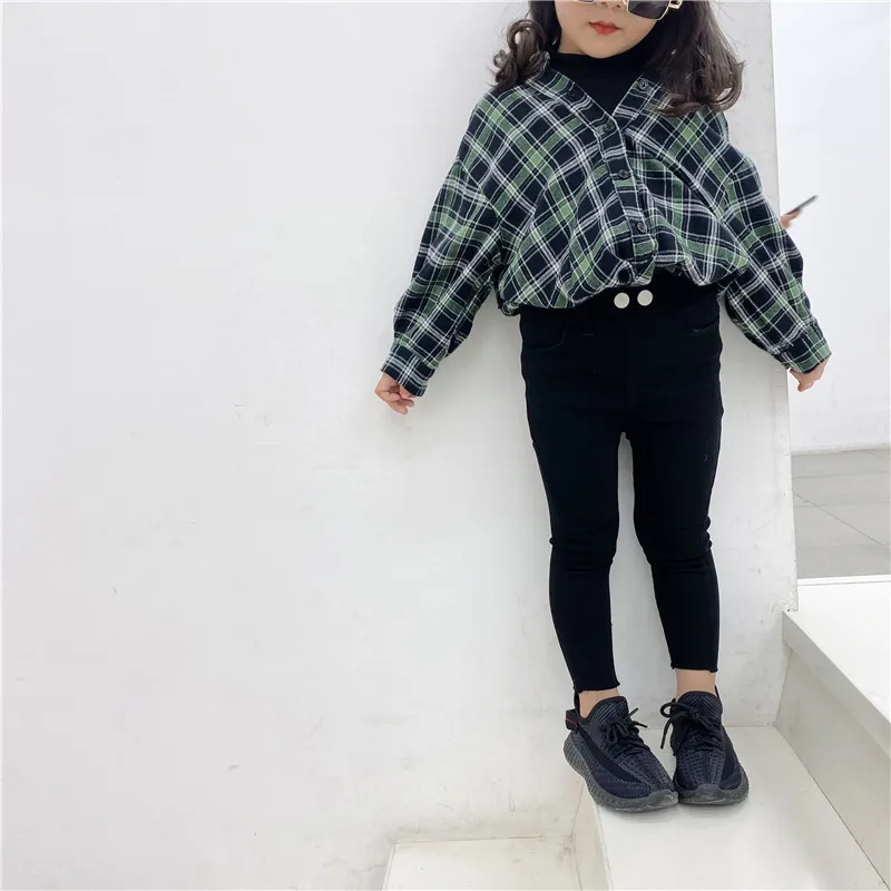 Новое поступление весенние хлопковые Универсальные однотонные рваные длинные