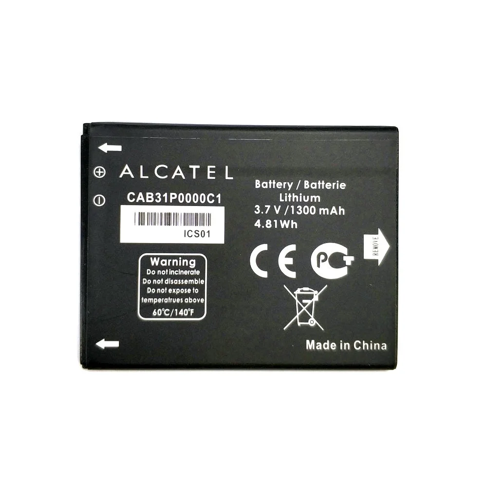 2 шт./лот CAB31P0000C1 3 7 V 1300mAh аккумулятор для Alcatel One Touch 918 OT 918S 4012 4012A 4012X|battery for alcatel|battery