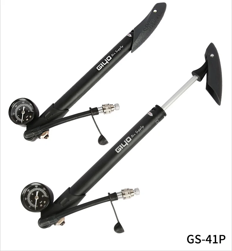 Giyo GS-41P 300psi насос для велосипедных шин для шоссейных велосипедов с Т-образной ручкой фиксированный Манометр насос для шин MTB вилка Presta Schrader воздушный насос