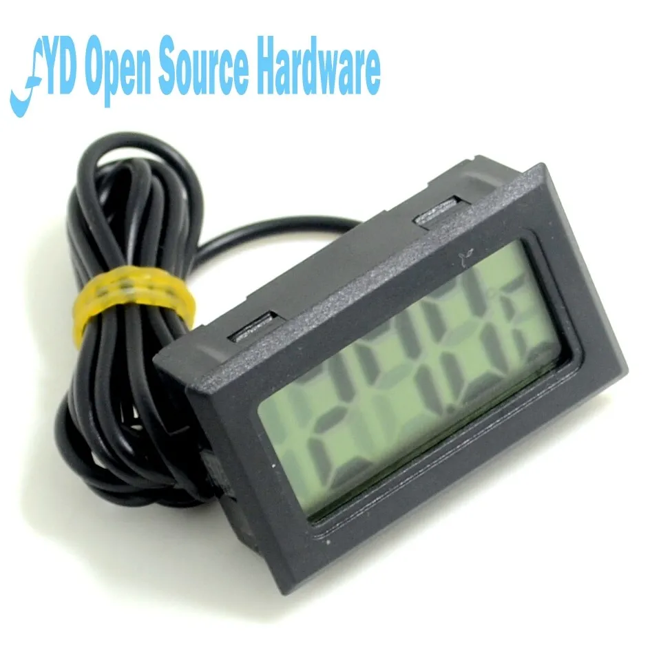 1Pcs Digital LCD Probe Fridge Freezer Thermometer Thermograph For Aquarium Refrigerator | Электронные компоненты и