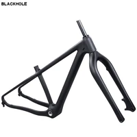 NEW 26er 4.8 tires Fat Bike Frame 16/18 Inches Snow Bike Frameset 26er Carbon Black Bicycle Frame and fork