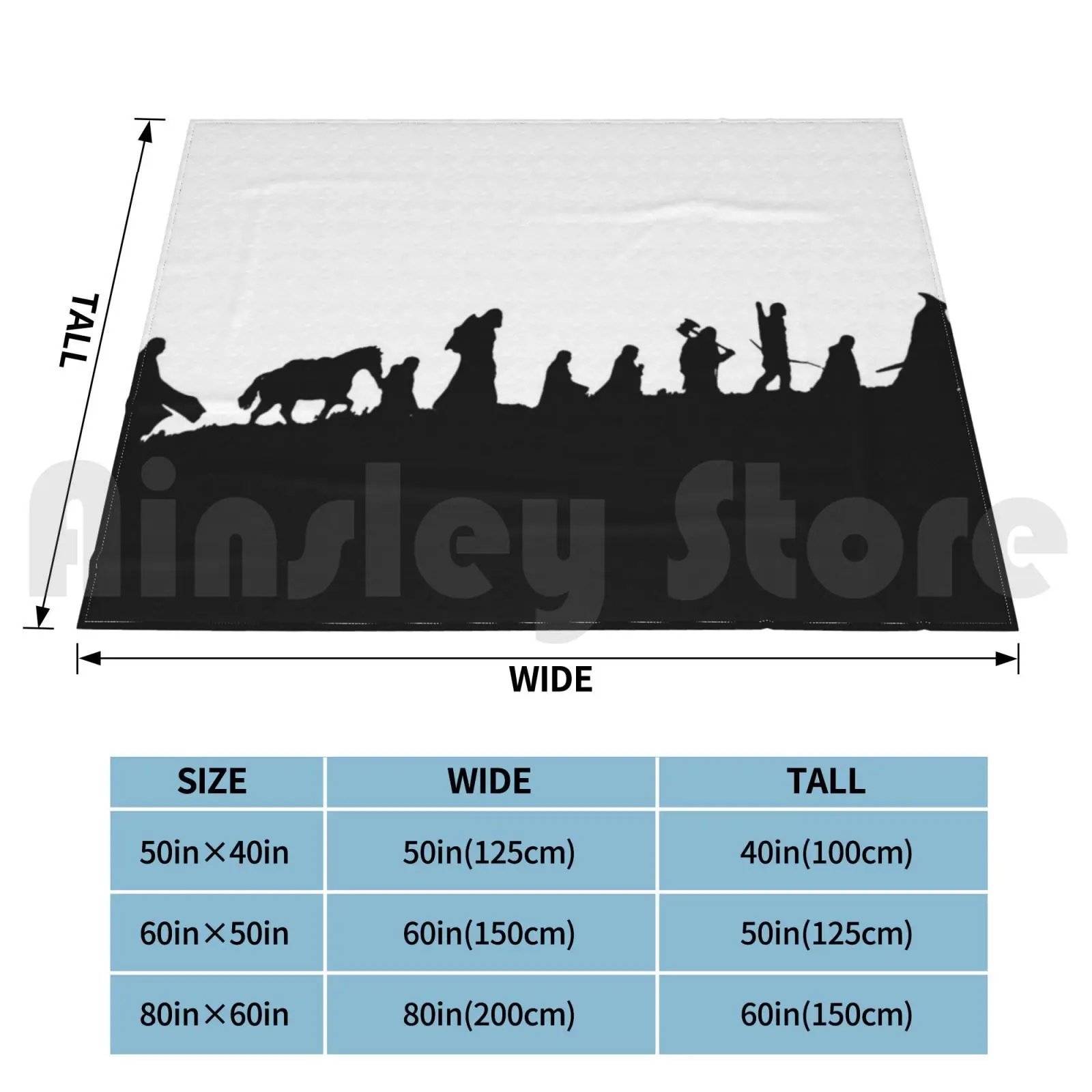 Искусственное одеяло для дивана-кровати путешествия гвардал Толкин средней