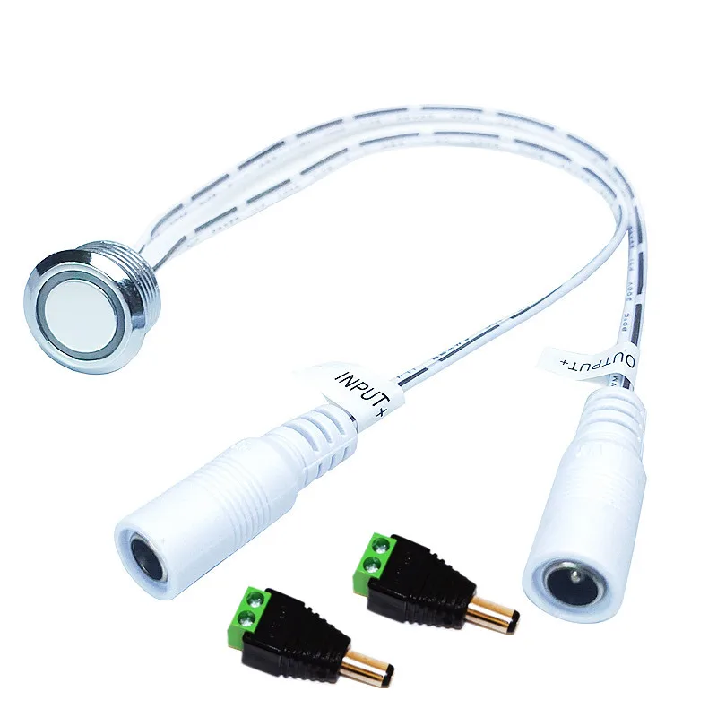 Светодиодный диммер 12 В 24 сенсорная кнопка управления плавный переключатель с