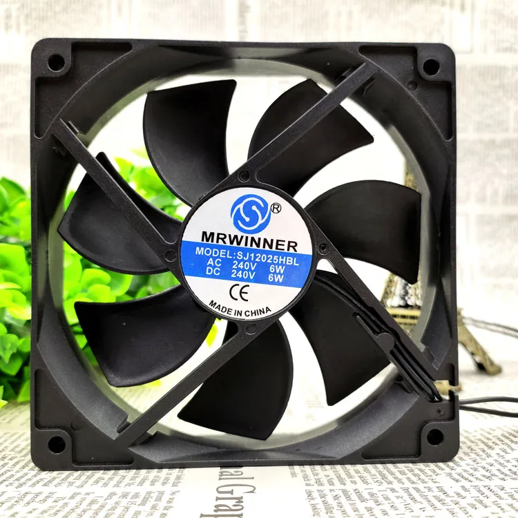 

Новый оригинальный SJ12025HBL 12025 240 В 6 Вт 12 см 2-проводной gale объемный охлаждающий вентилятор