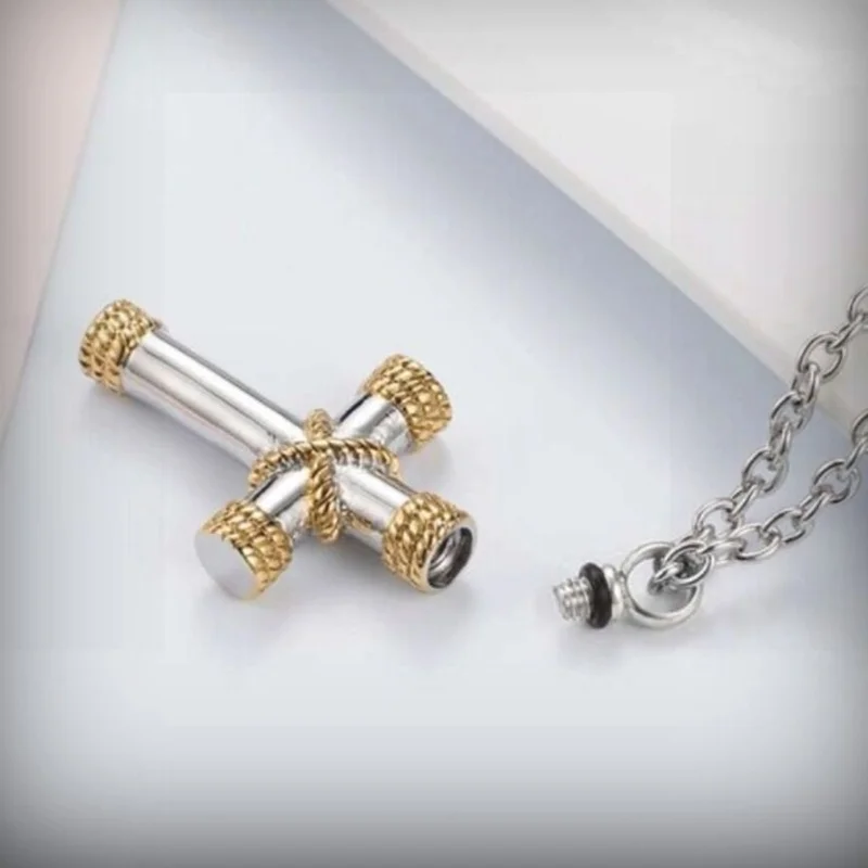 Модное индивидуальное панк-многоцветное сувенирное ожерелье с крестом для