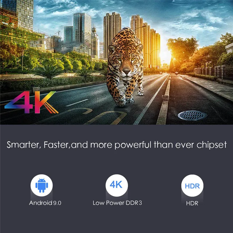 Мини ТВ-приставка X96S 2/4 ГБ ОЗУ 16/32 Гб ПЗУ ПК Smart Android 9 0 Amlogic S905Y2 2 4G/5 8 GWiFi Bluetooth 4K HD