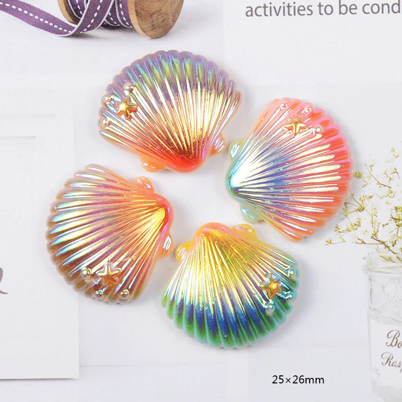 Simulation Gradient Illusion Shell Lizun Slime Accessories Super Light Clay Charms DIY Cream Gel Craft Decoration Materials | Игрушки и