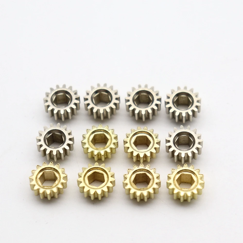 

6pcs Hexagonal Open Gear Tuners Tuning Pegs Machine Heads Mount Hex Hole 1:15 Gear Gold/Sliver