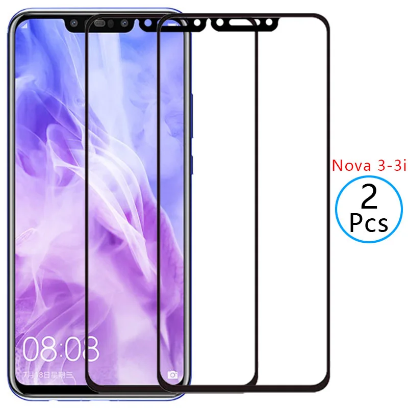 

9d protective tempered glass for huawei nova 3i 3 screen protector on nova3 i nova3i i3 safety film huawey huwei hawei huawi 9h
