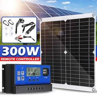 600w solar panel kit complete dual usb with 30a60a100a solar controller solar cells for car yacht rv battery charger
