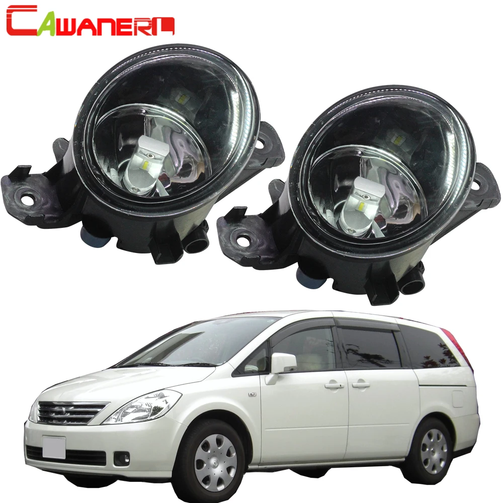 

Cawanerl For Nissan Presage 2004 2005 2006 Car Accessories Fog Light Lampshade + H8 / H11 LED / Halogen Bulb 12V