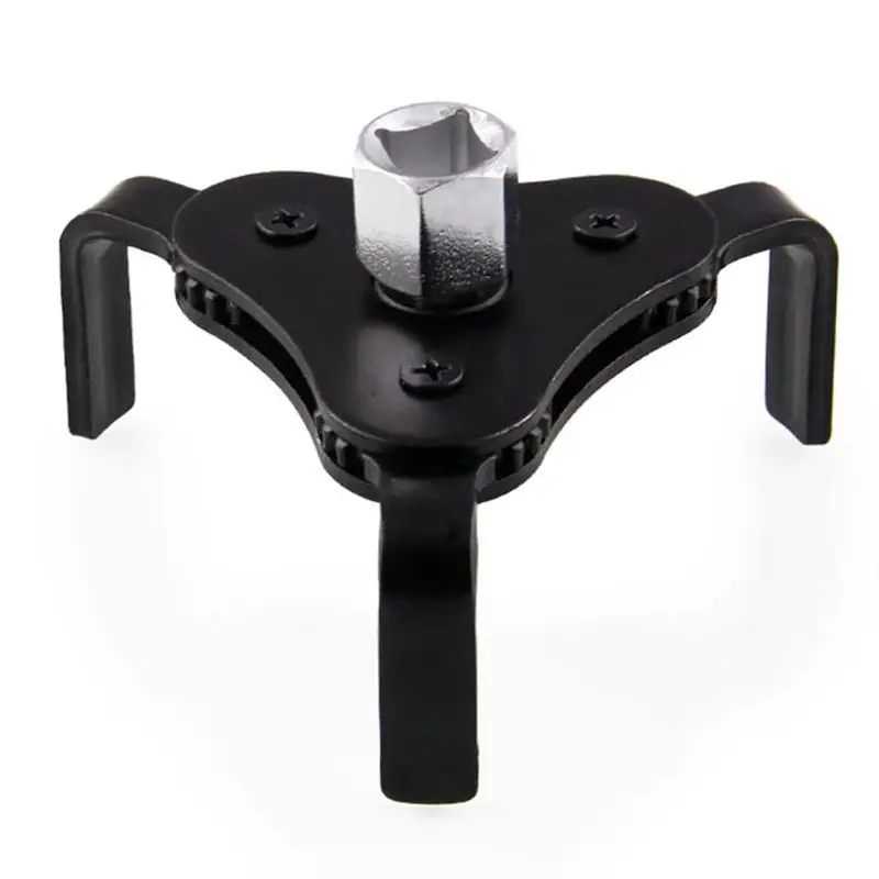 

Universal 2 Way Oil Filter Wrench | Auto Adjustable 3 Jaw Remover Socket 1/2 3/8
