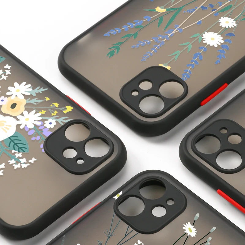 S23 Ultra Flower Case For Samsung S21 Case A53 A52S 5G A51 A32 A71 A72 A33 5G S20 FE S21 Plus S22 Ultra A12 A21S A50 A70 Cover