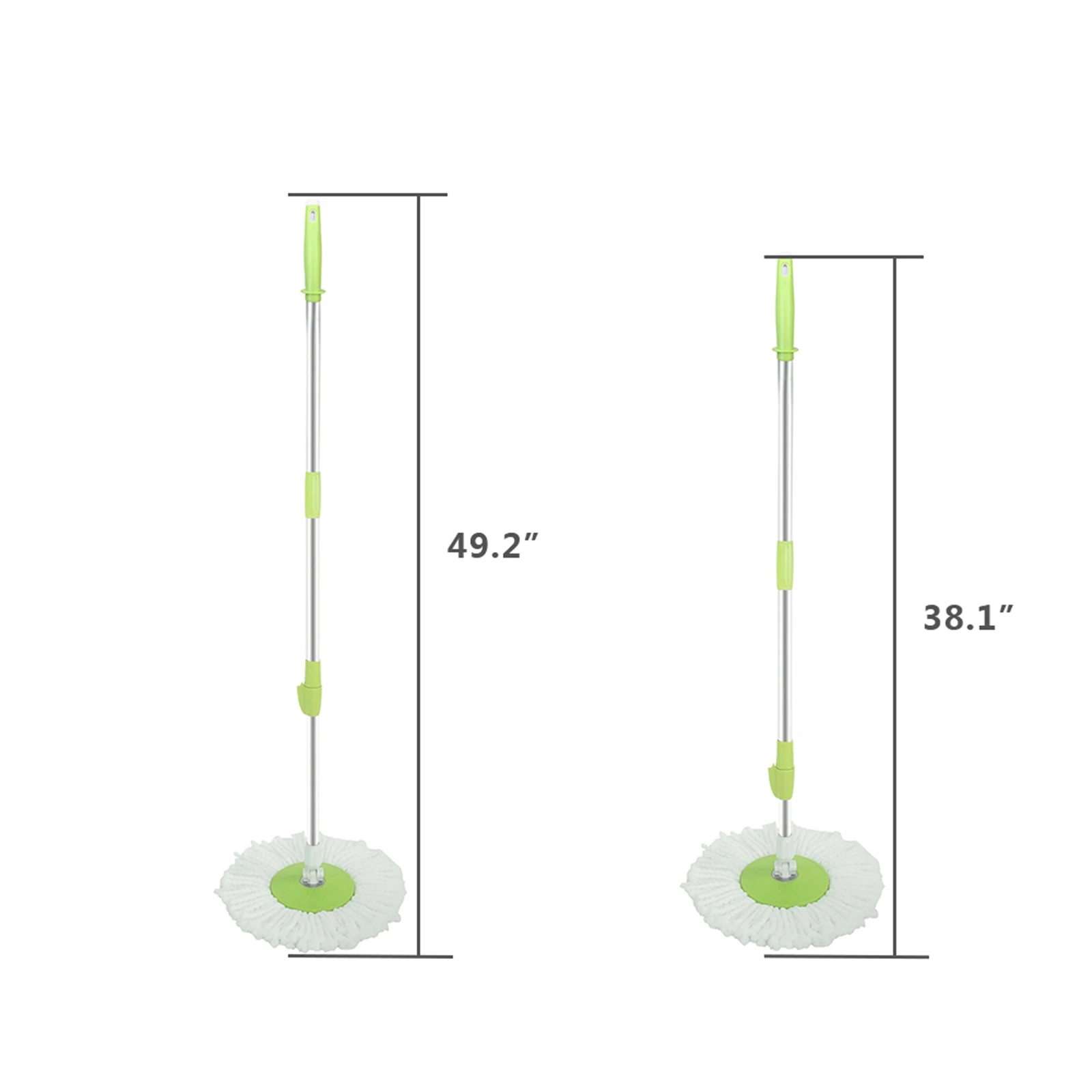 

BLL-19A Mop 360-Degree Rotary Head Ultra Slim Microfiber Mops Household Flexible Mop Peanut Shape Bucket For House Dropshipping