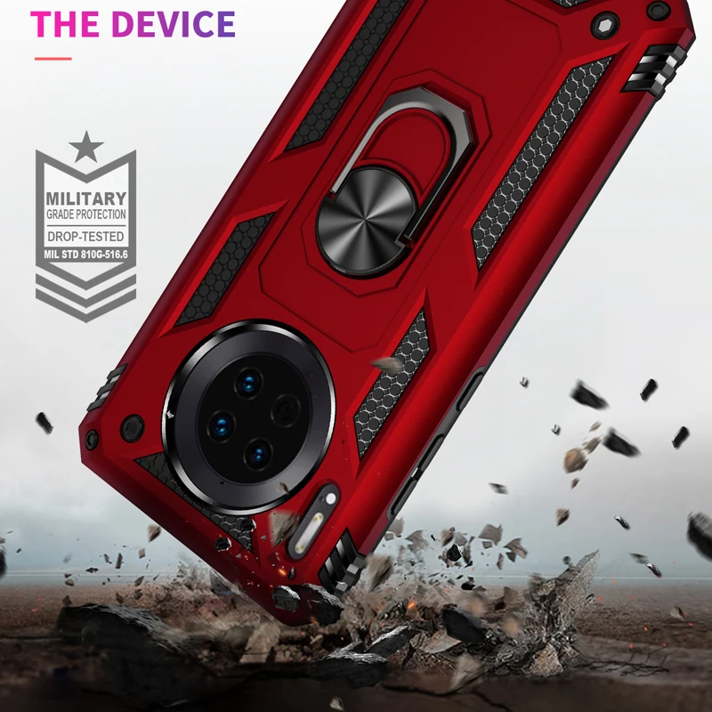 

Противоударный защитный чехол-кольцо для Huawei Mate30 Pro Lite, мягкий силиконовый Жесткий чехол из ТПУ для Huawei Mate 20pro 20x P30 Lite, чехлы