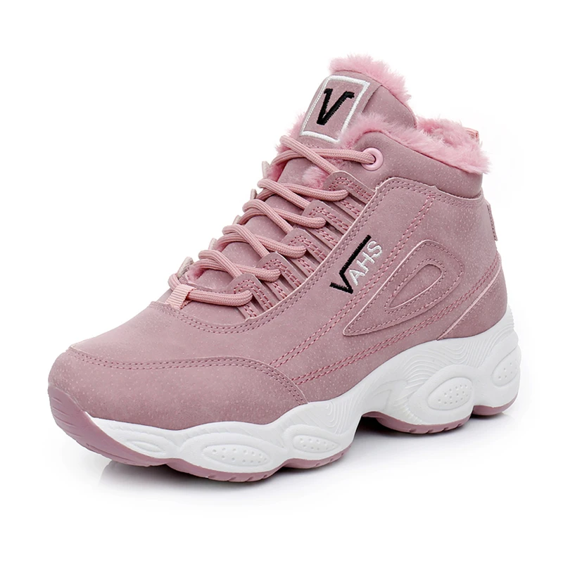 

Winter Casual Shoes Women's Brand Vulcanize Shoes For Women Keep Warm Plush Comfortable Platform Zapatillas Mujer Leisure Shoes